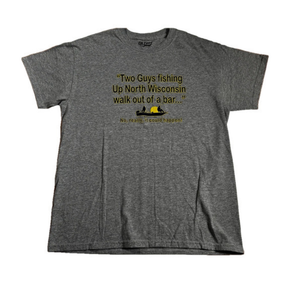 🌷 Men's Gildan Funny Fishing Graphic T-Shirt